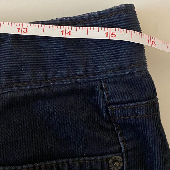 Eddie Bauer Women’s Blue Classic Fit Corduroy Boot Cut Pants Soft Durable Sz 6 - Picture 5 of 9